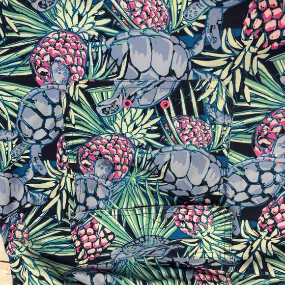 Vineyard Vines Swim Trunks Mens 4XB Big & Tall Sea Turtles Chappy Swim Trunks - Picture 6 of 10